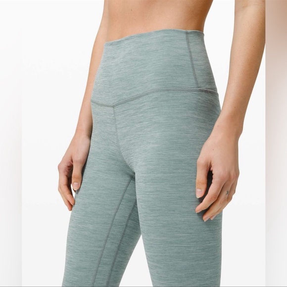 lululemon athletica Pants - Lululemon Align 25" Heather Tidewater teal. Size 6